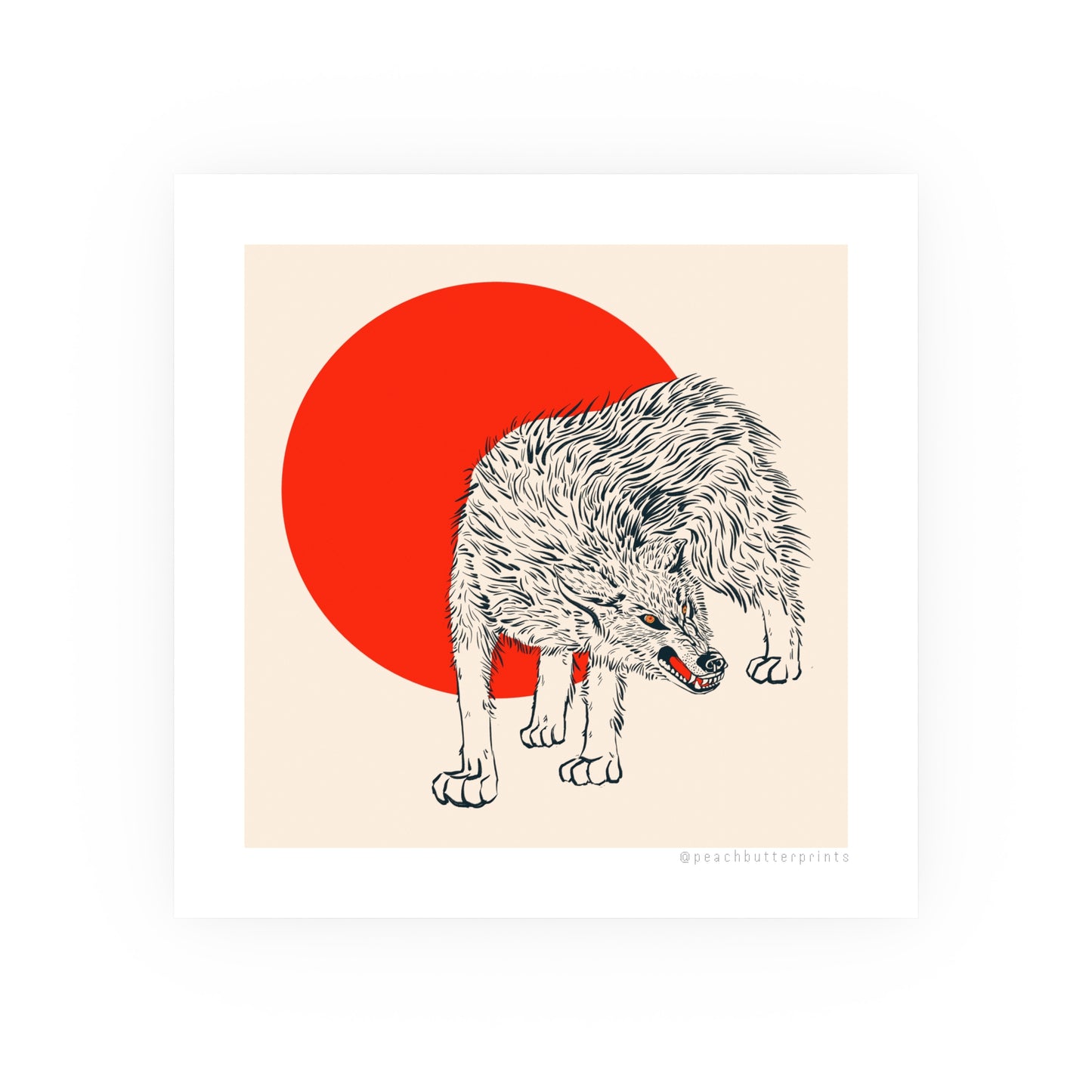 Digital Illustration Print: Mad 😡