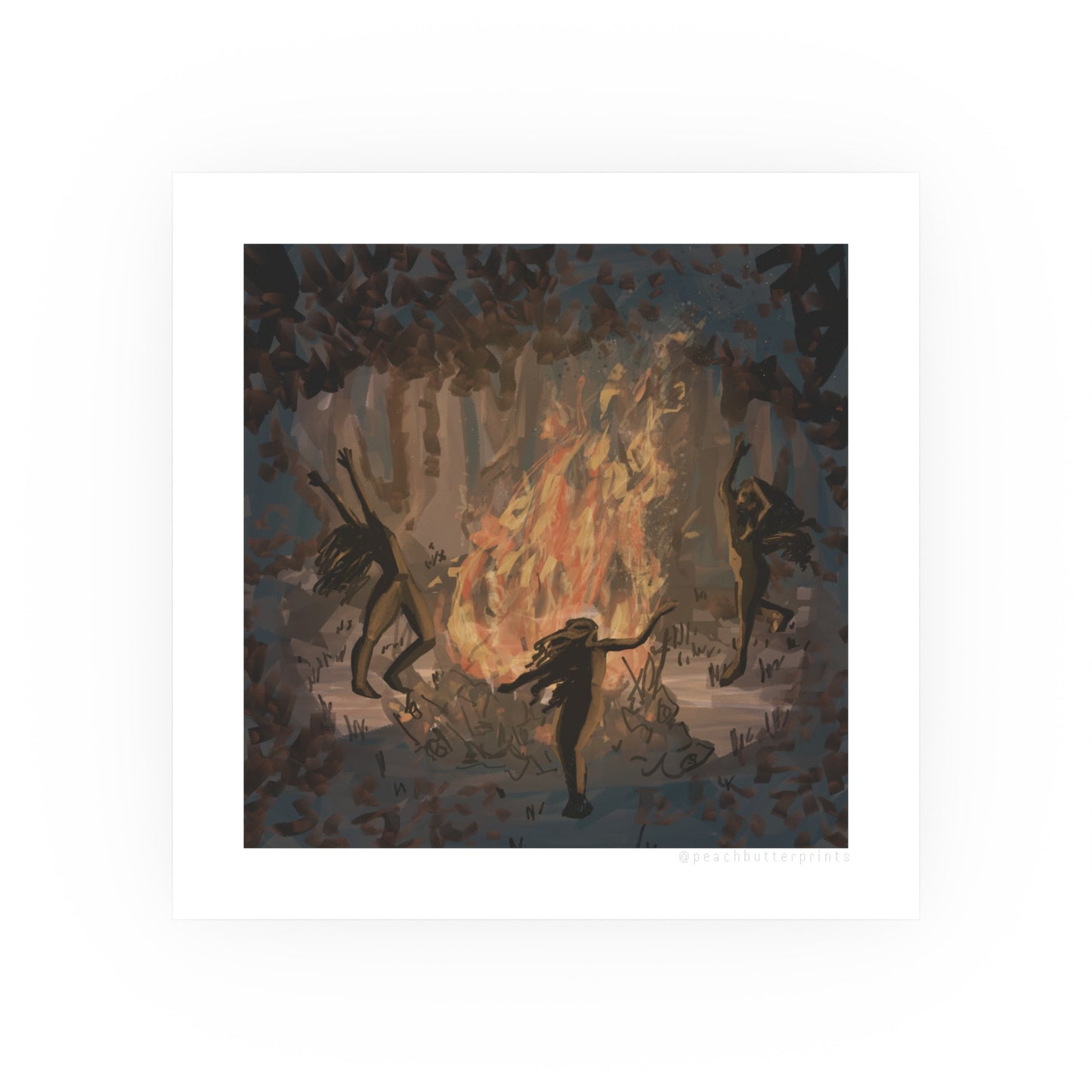 Digital Illustration Print: Fire 🔥