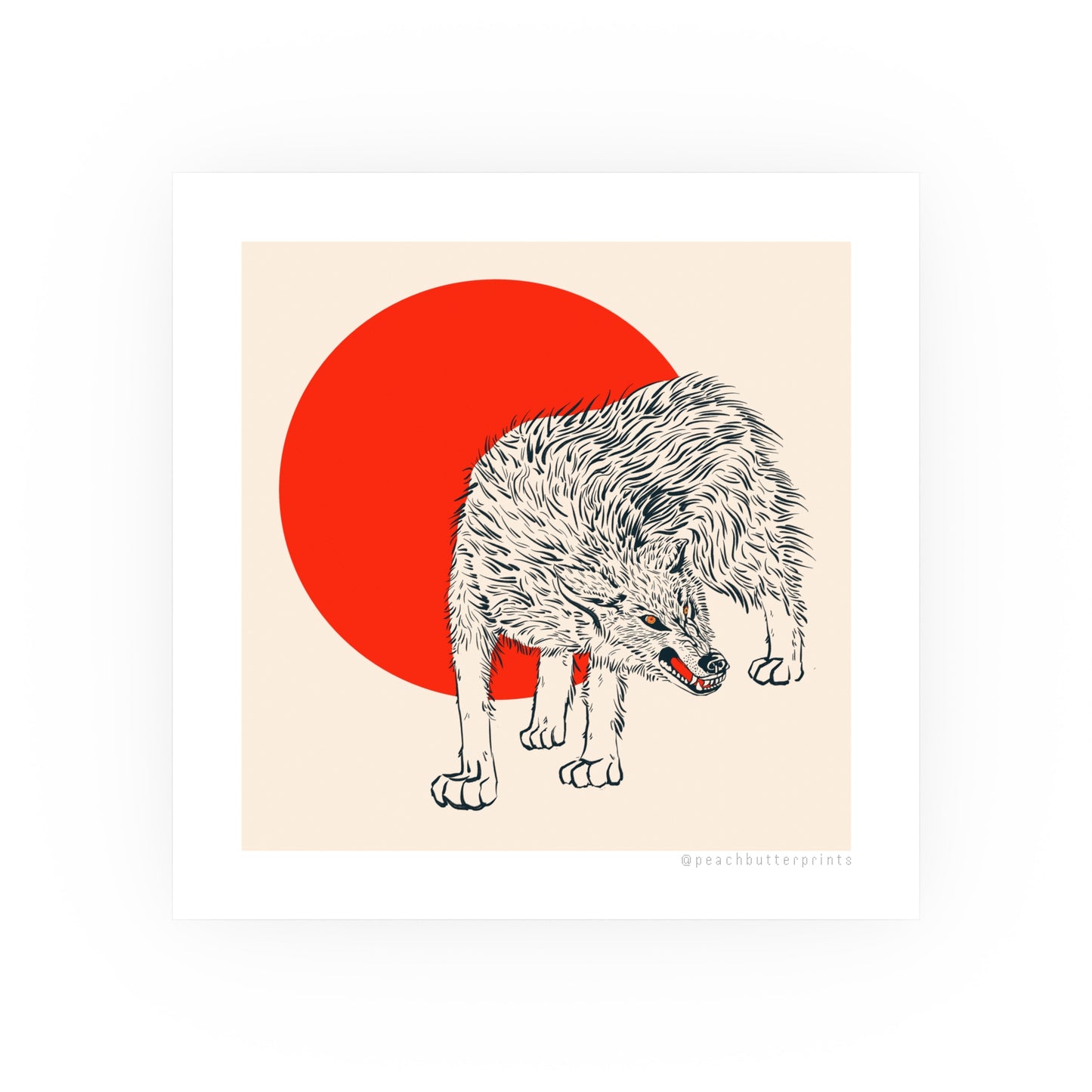 Digital Illustration Print: Mad 😡