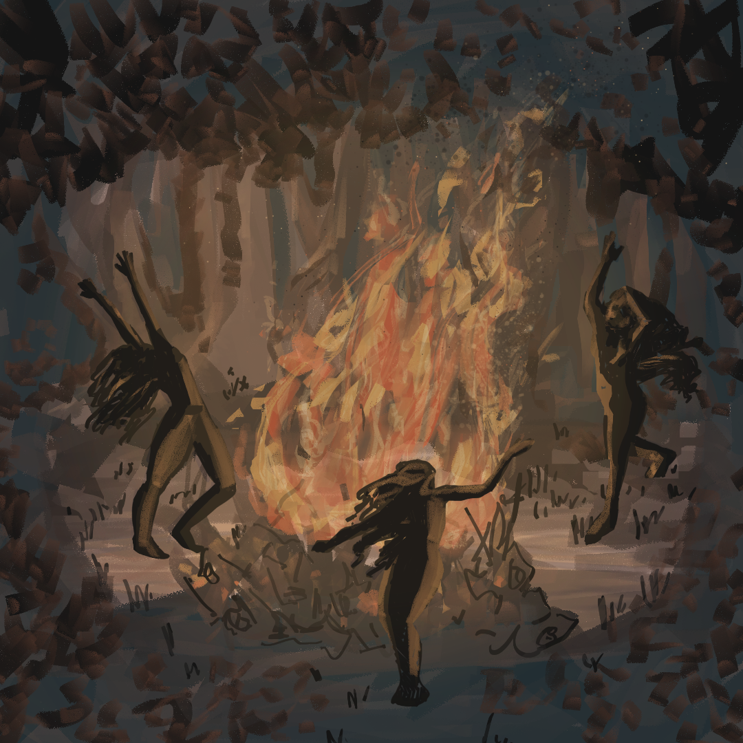 Digital Illustration Print: Fire 🔥