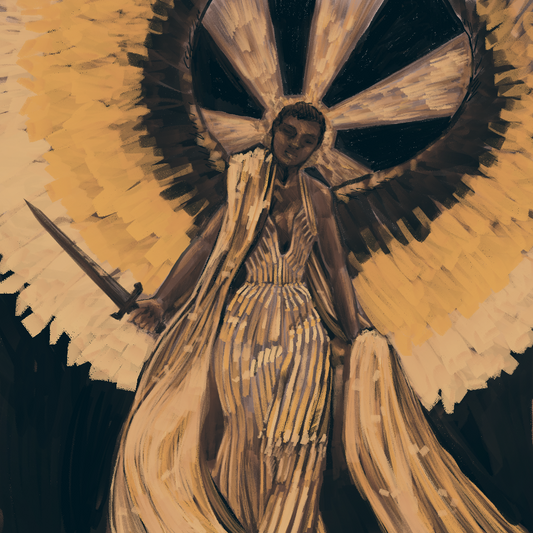 Digital Illustration Print: Golden 🌟