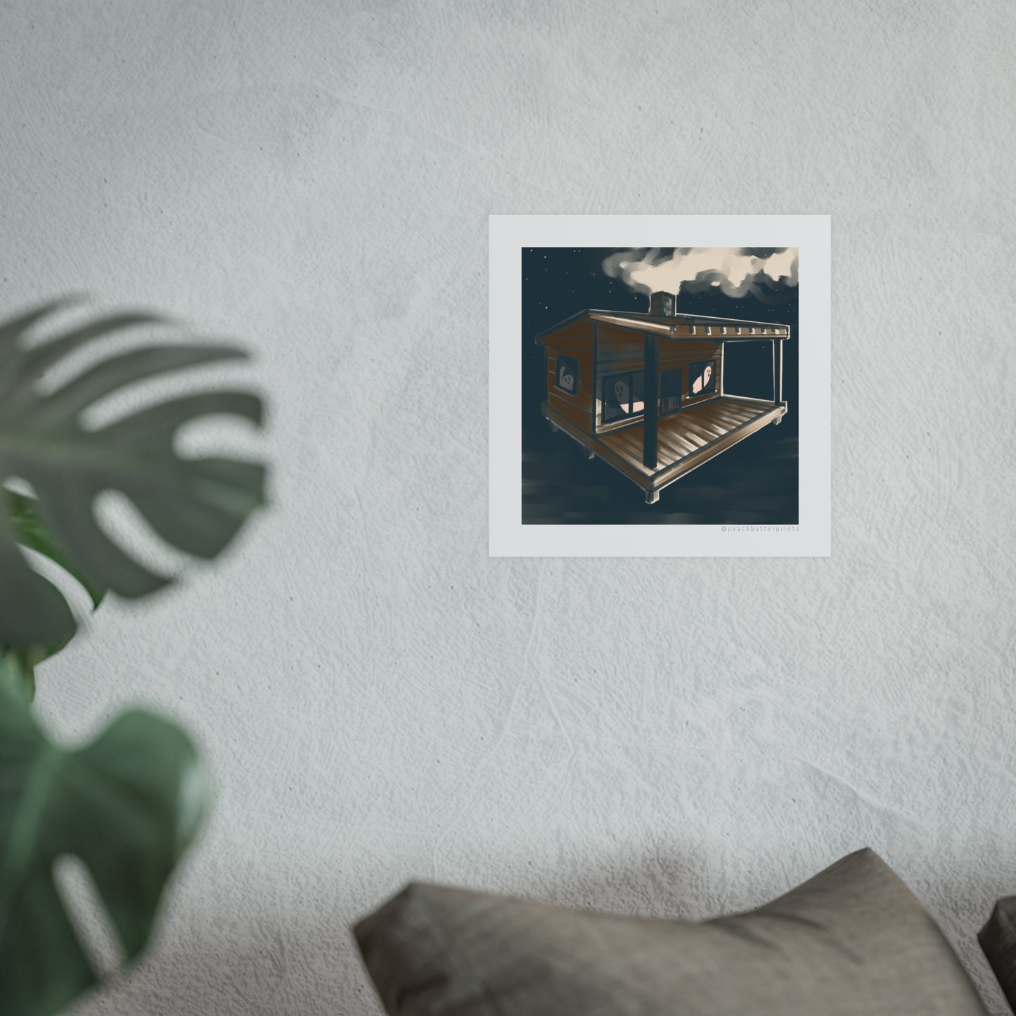 Digital Illustration Print: Cabin 🏠